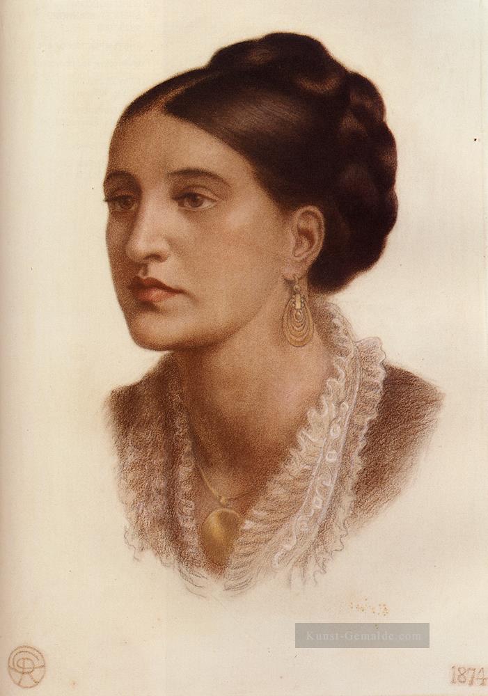 Porträt von Frau Georgina Fernandez Präraffaeliten Bruderschaft Dante Gabriel Rossetti Ölgemälde
